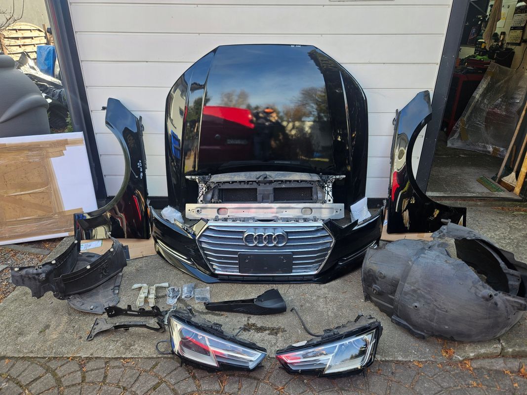 Kompletny Przód Maska Zderzak Błotniki Lampy Audi A4 B9/8w 8w0 Ly9b