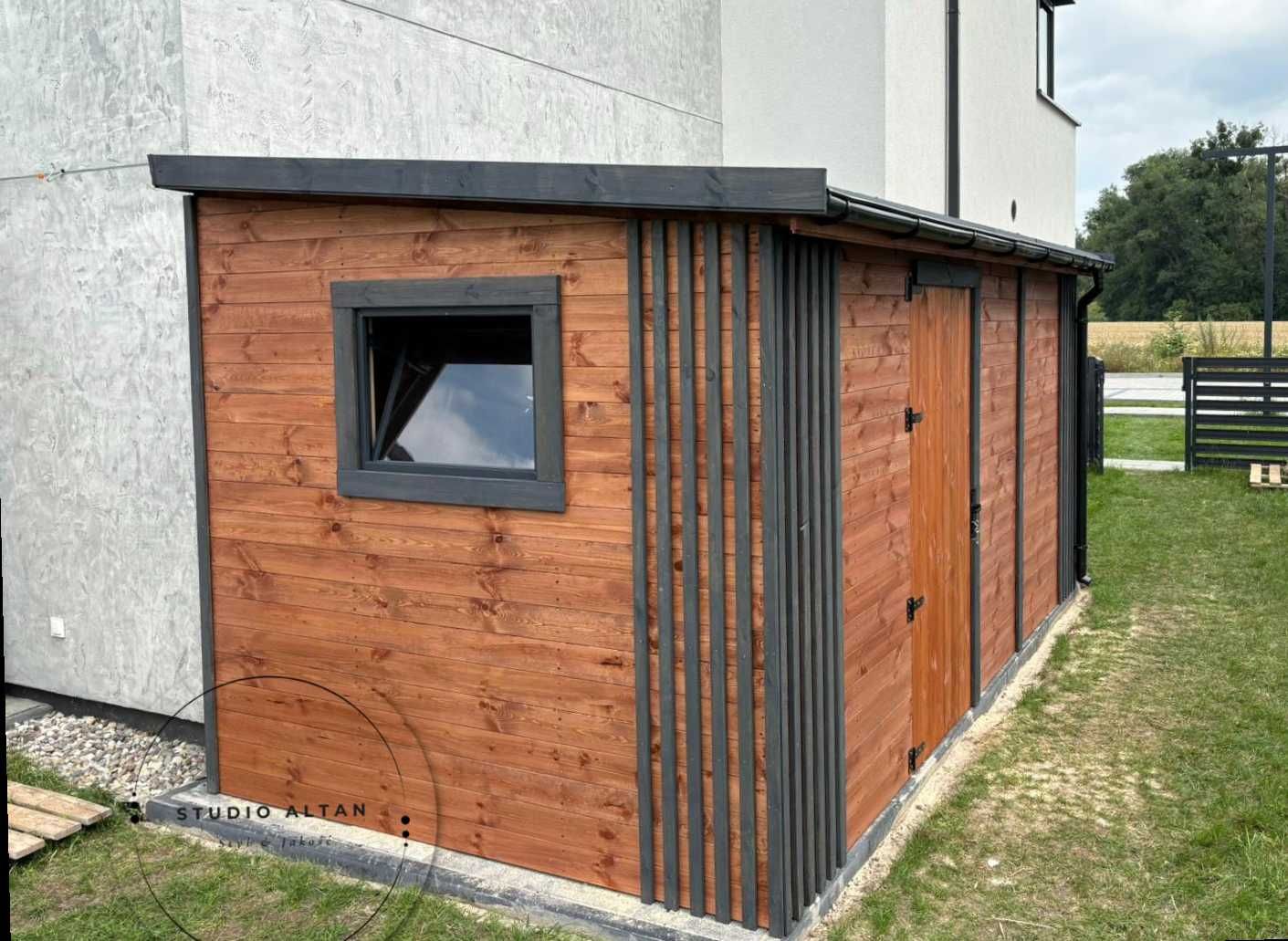 Drewniany domek narzędziowy KAMIL 2x4 -  Krótki czas realizacji!