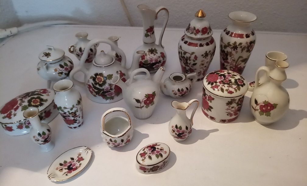 Conjunto miniaturas Porcelana Portart
