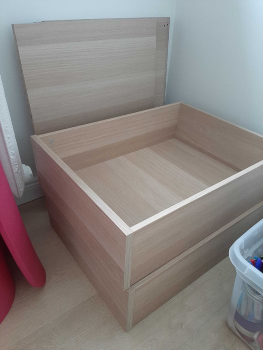3 półki IKEA PAX komplement 50 cm - kolor jasne drewno - stan idealny