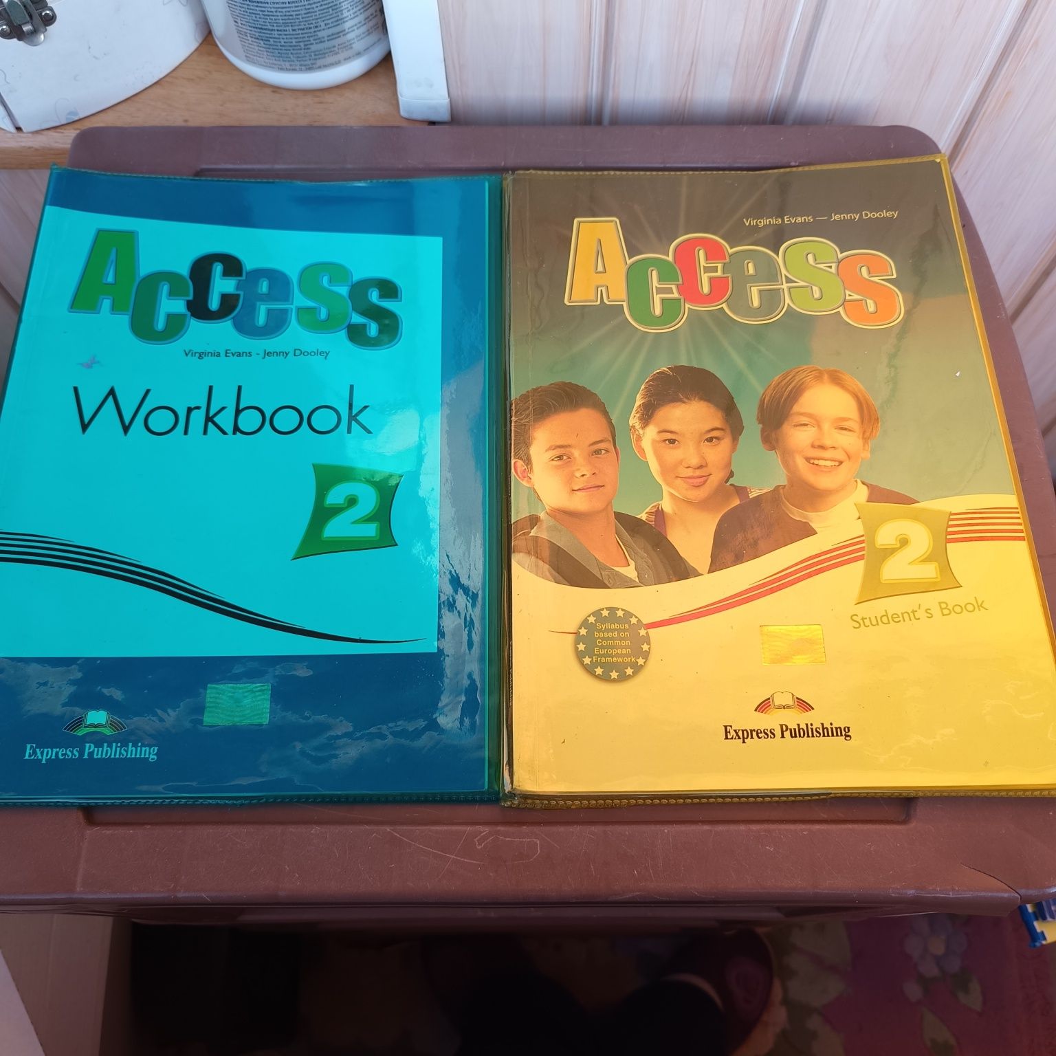 Access 2, комплект Workbook + Student's Book в обгортках для книг