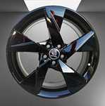 SKODA 6,5 X 17 ET 40 FELGI ALU SCALA OE 5X100