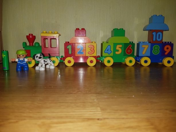 Лего дупло/Lego duplo/поезд с цифрами