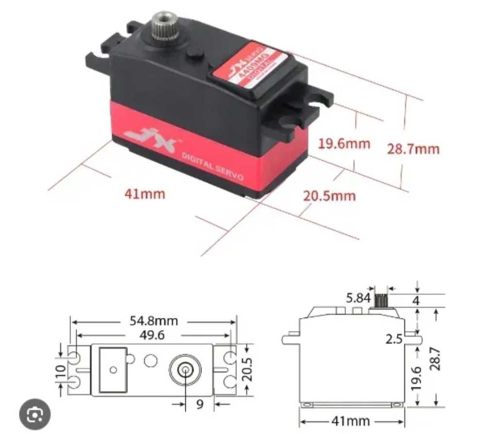 Сервопривід JX Servo PDI-4409MG