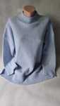 Sweter damski babyblue z długim rękawem półgolf prążek rozmiar 38/40
