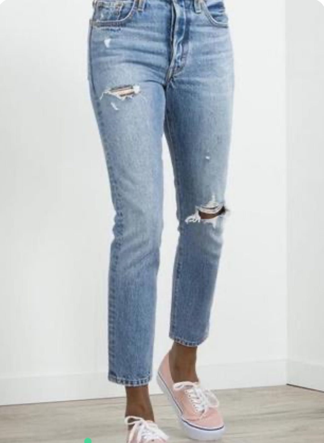 Levi’s 501 T W25L28 spodnie jeansowe Damskie