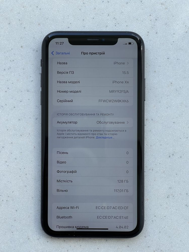 Iphone XR 128GB Black Neverlock