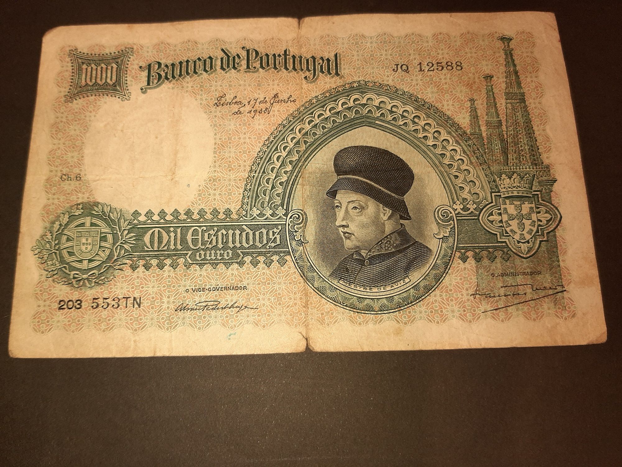 Nota de 1000 Mestre de Aviz