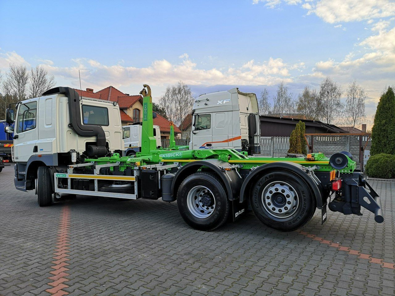 DAF CF 85.410 ATE Hakowiec 6x2 Skibicki 250Tys.Km.! Jak z Fabryki!  Rolka! Na Duże Kontenery! Manual! Blokada Mostu! Oryginalny Hak!