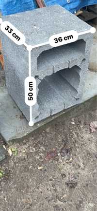 Pustak bloczek  kominowy z kanalem wentylacjnym