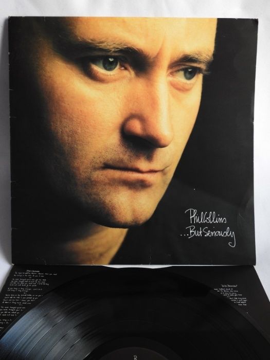 Phil Collins ‎But Seriously LP 1989 UK пластинка Великобритания EX+