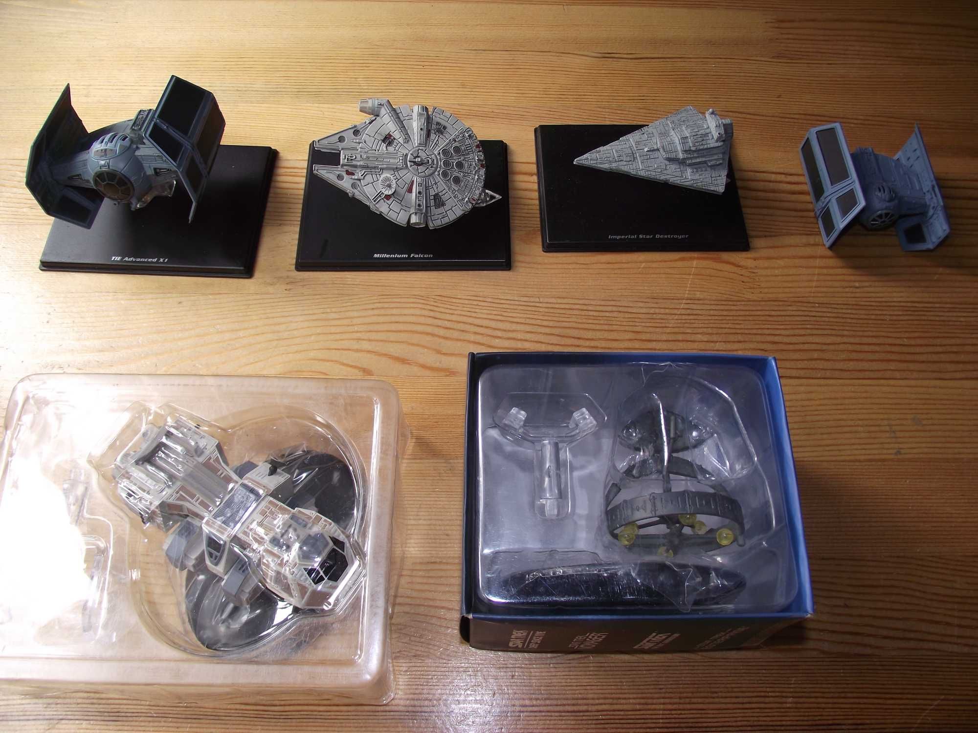 Star Trek, Star wars pojazdy, modele, figurki