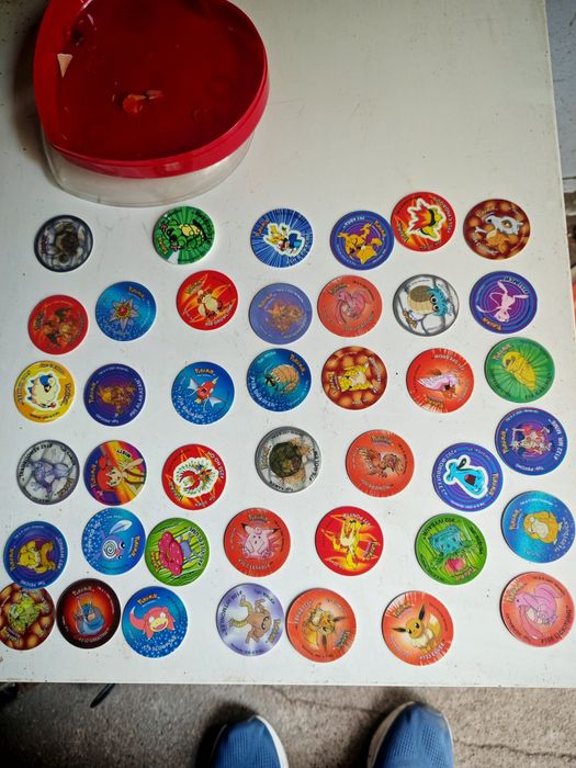 Pokemon tazo tazosy w super stanie