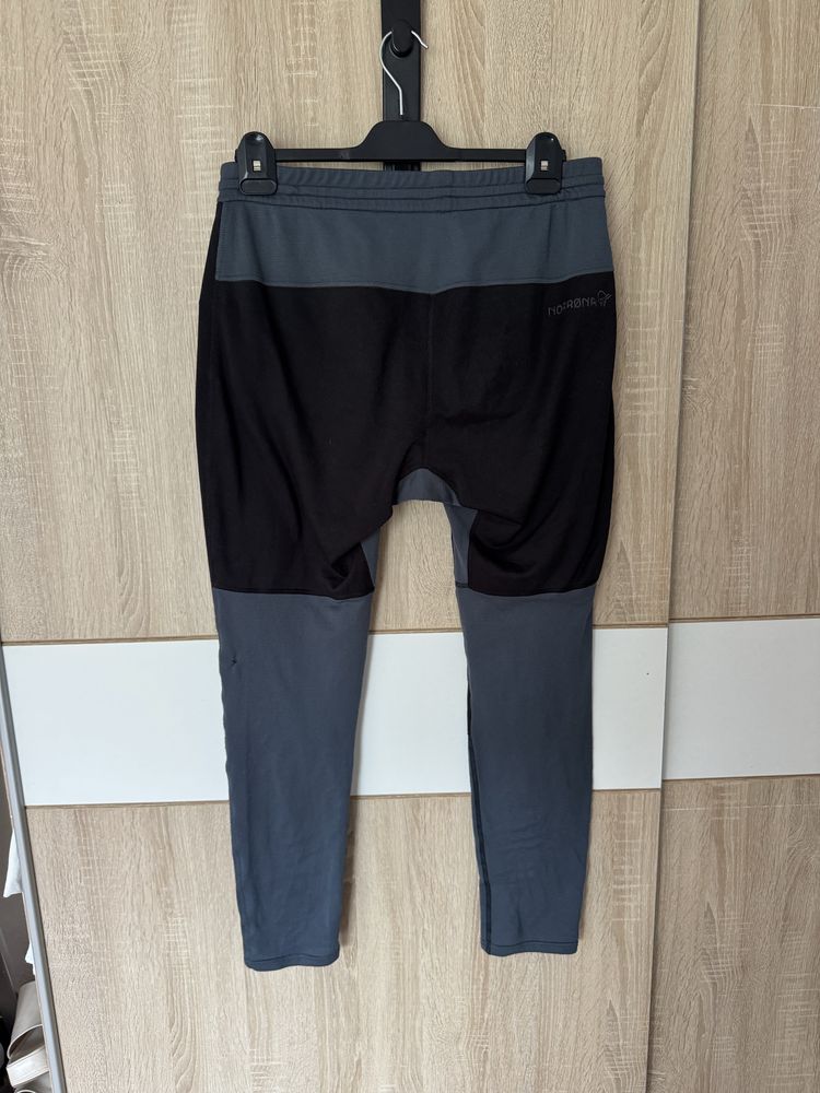 Spodnie Falketind Warm1 Norrona M Stretch Pants Logowane Caviar