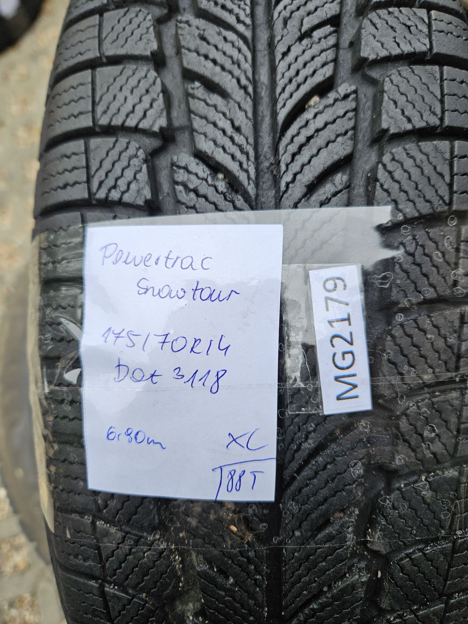 Powertrac 175/70 r14 SnowTour /// 7mm!!! Wysyłka