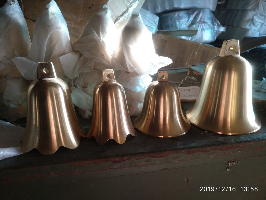 Дзвінки Колокольчики Бубенчики Шелести литі в асортименті в наявності