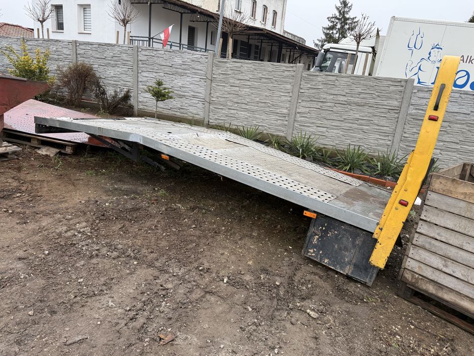 Najazd laweta iveco daily blizniak