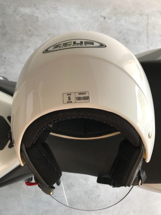 Capacete Mota Zeus 202FB Branco