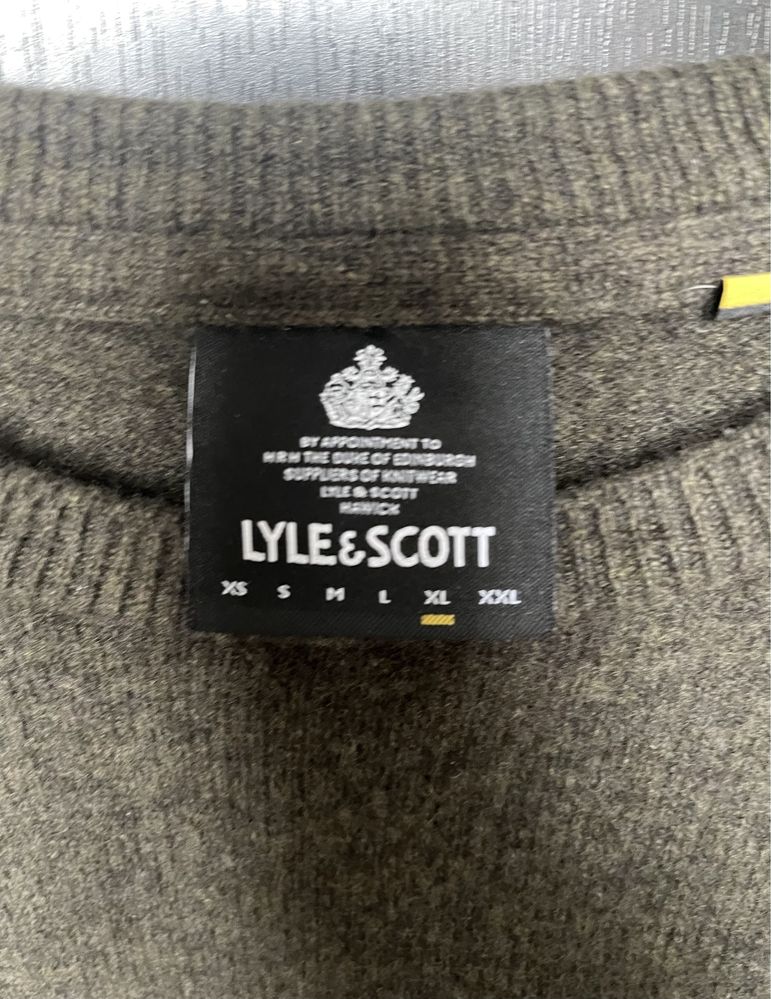 Свитер Lyle & Scott M кофта шерсть