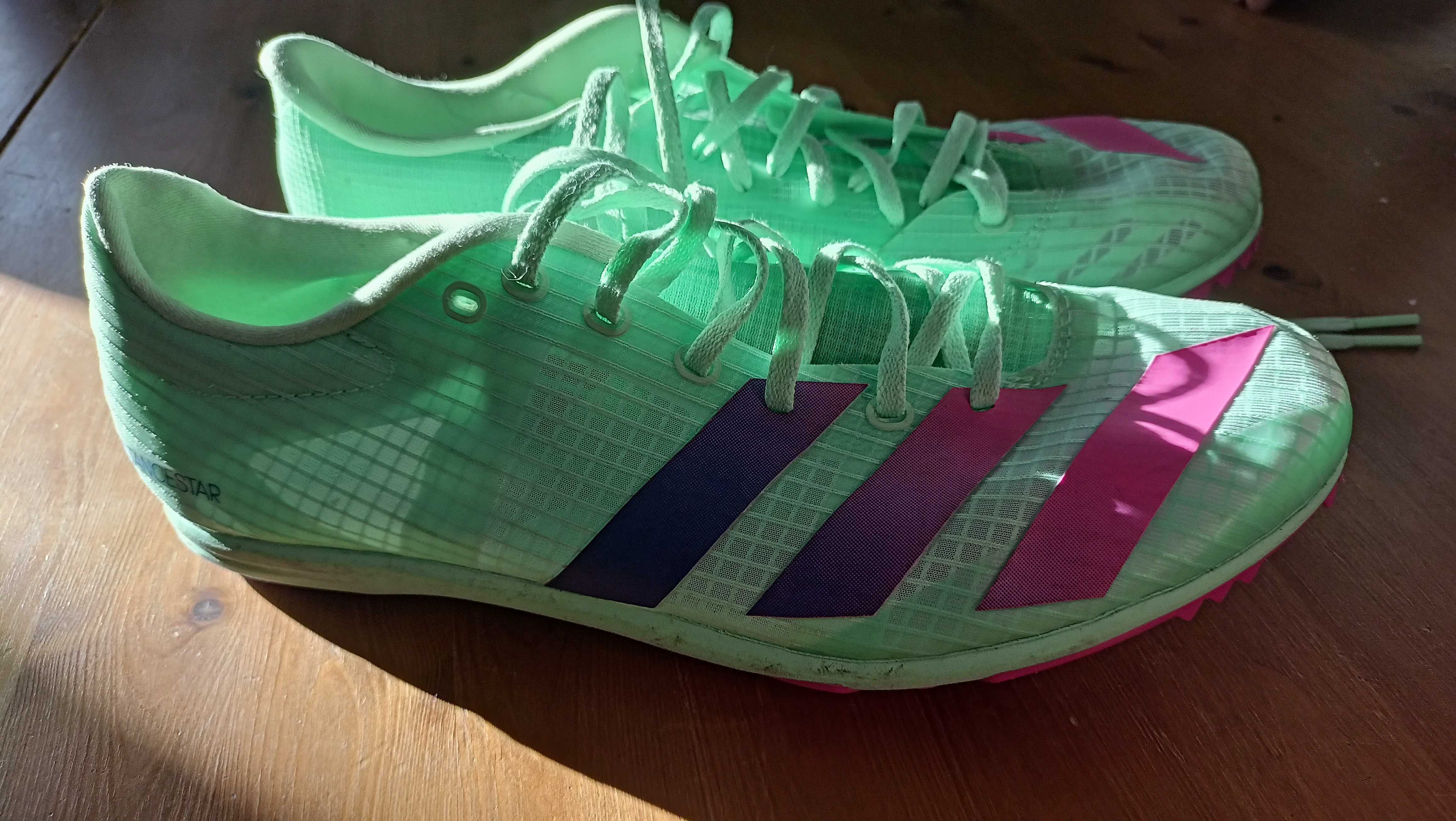 Buty lekkoatletyczne kolce adidas distancestar stan super unisex
