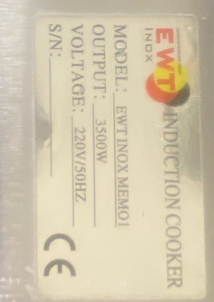 Плита індукційна EWT inox