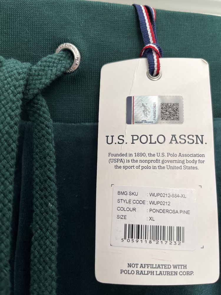 Spodnie dresowe welurowe U.S Polo Assn