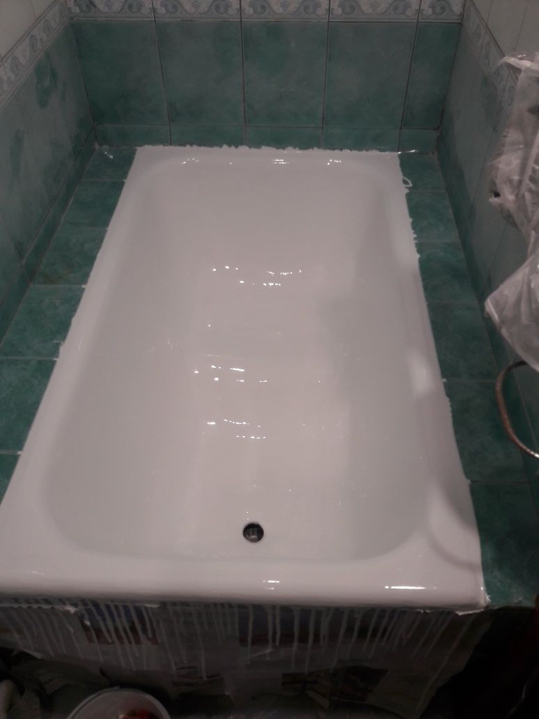 Профессиональная реставрация   ванн: чугунных, стальных и акриловых.
