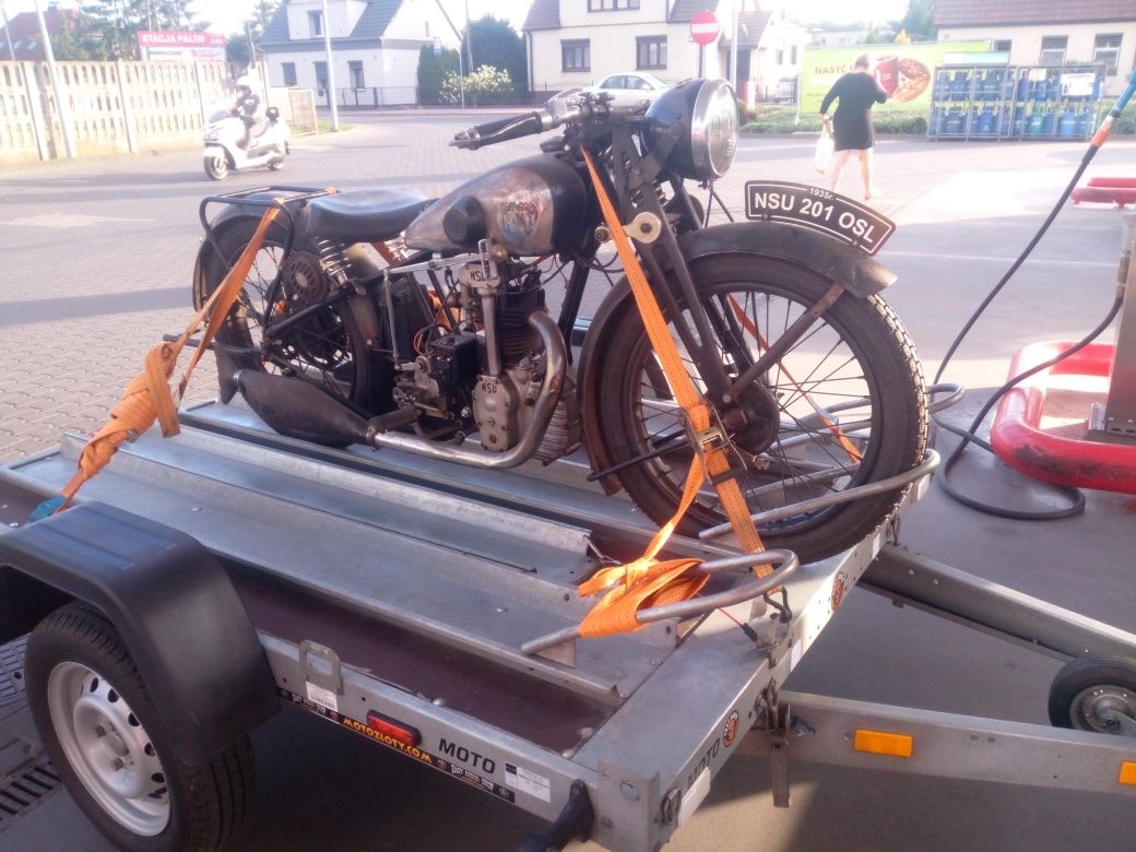 Wynajem przyczepki  motocyklowej