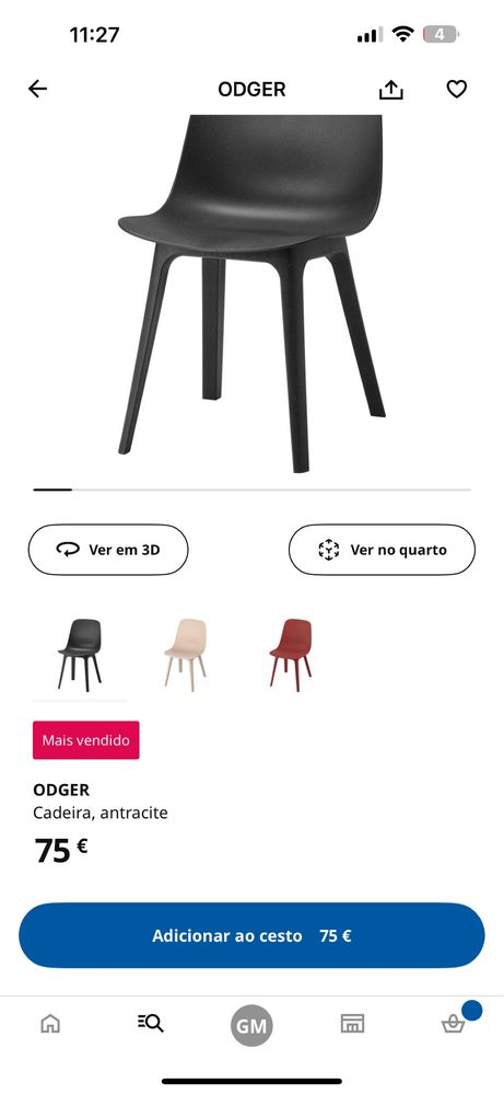 4 Cadeiras sala jantar