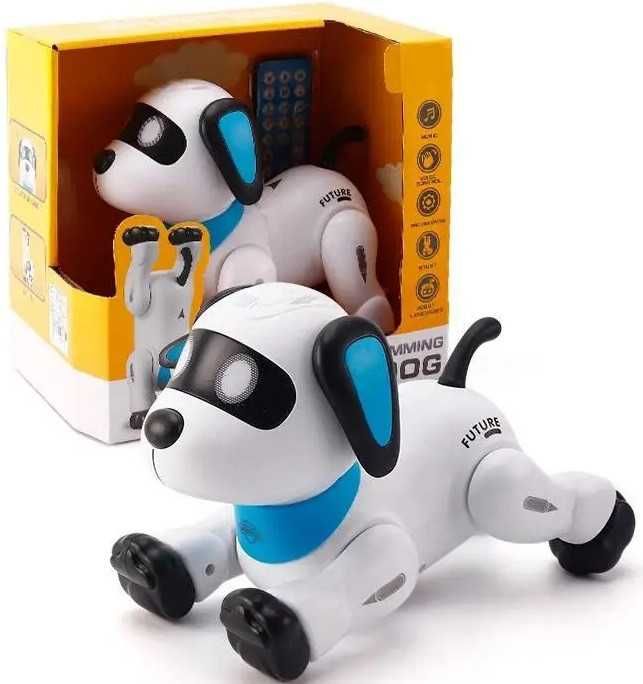 Щенок Тоби! Интерактивная игрушка Собака Робопес Stunt Dog
