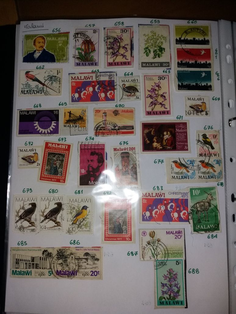 799 Selos antigos para colecionadores
