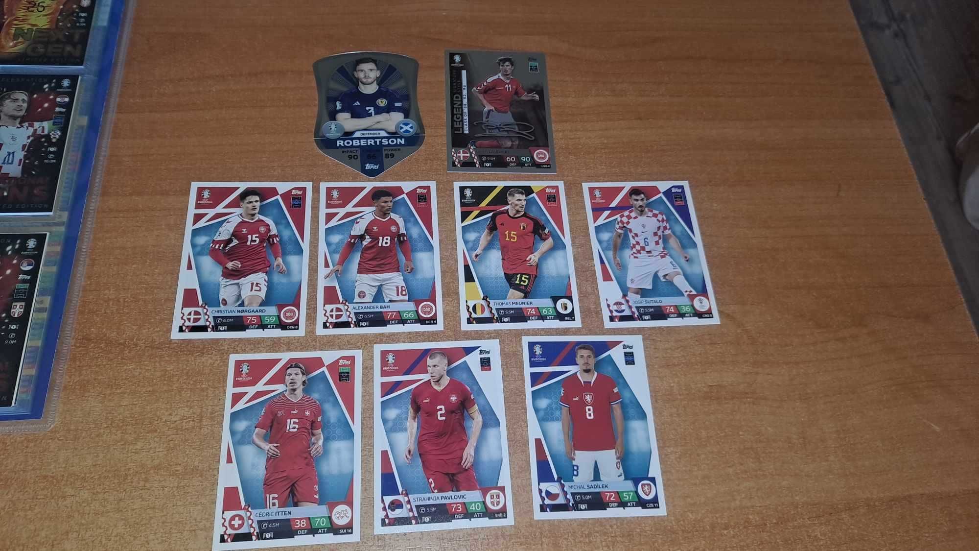 Karty Topps Euro 2024 dla Szymona