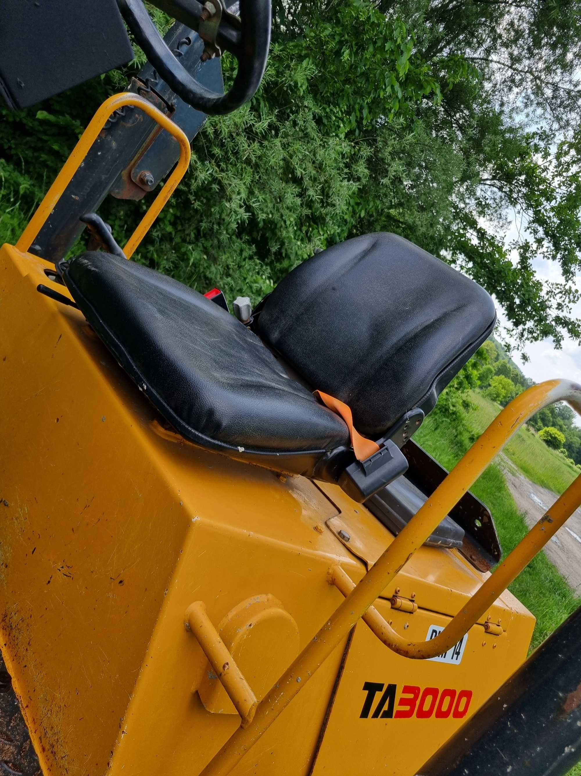 Wozidło 3t TEREX OBRÓT 4X4+KIPER z Norwegii Idealny stan KUBOTA 4cyl