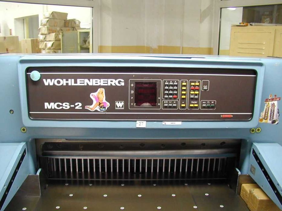 Krajarka - gilotyna do papieru– WOLENBERG MCS -2  92cm