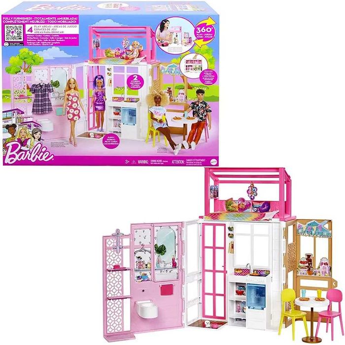 Ігровий набір Barbie Портативний будиночок (2-поверховий)