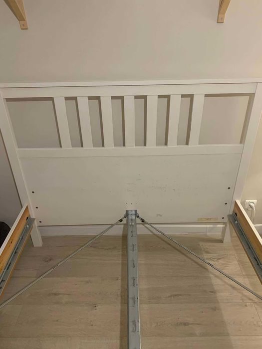 Rama łóżka, biała, 140x200 cm