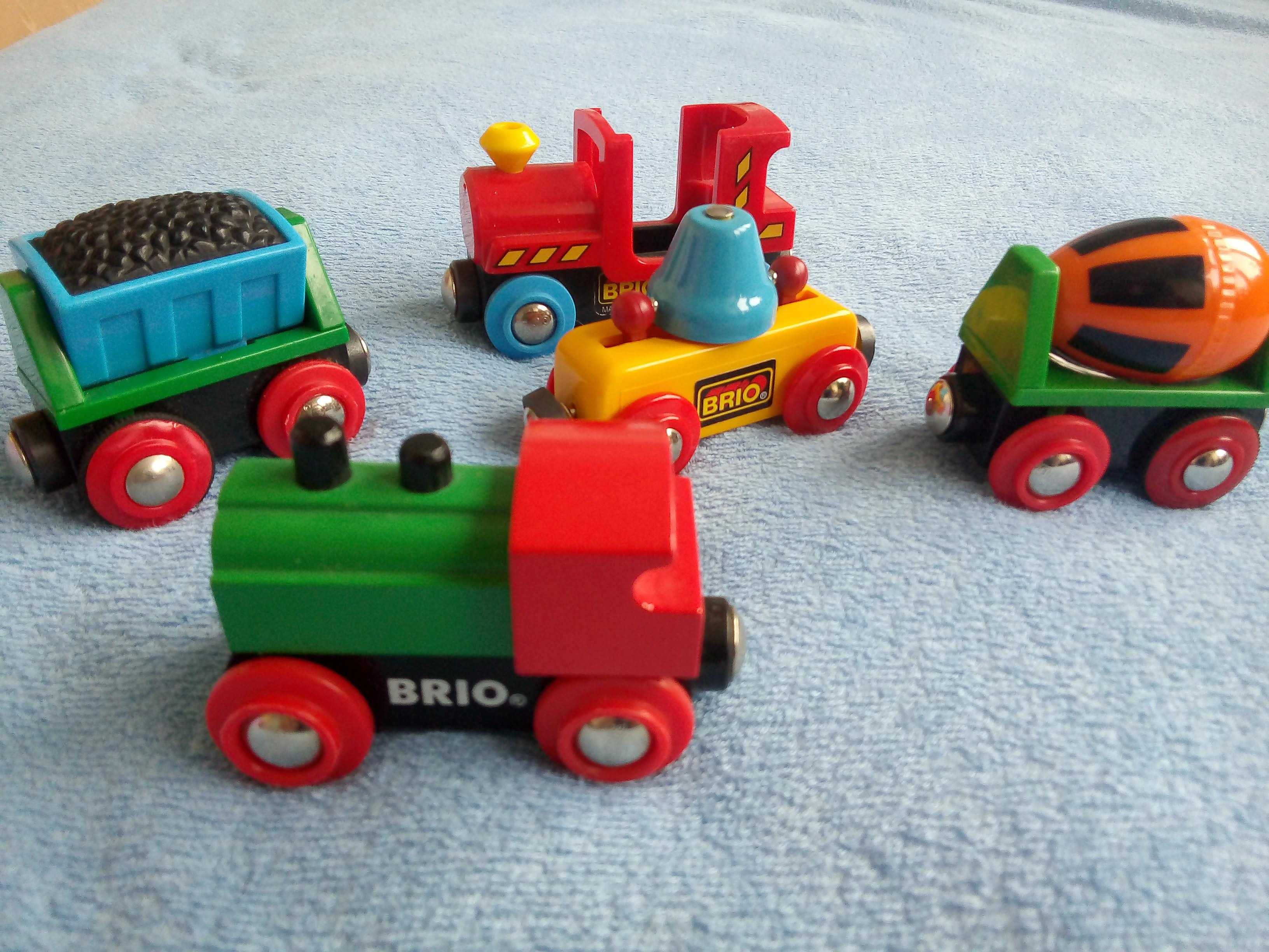 BRIO ruchome wagoniki, kolejka drewniana GRATIS wysyłka