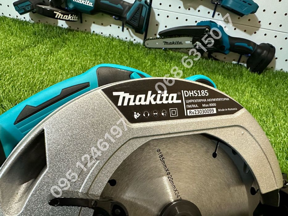 Аккумуляторная циркулярная пила Makita DHS185 бесщеточная каркас пилка