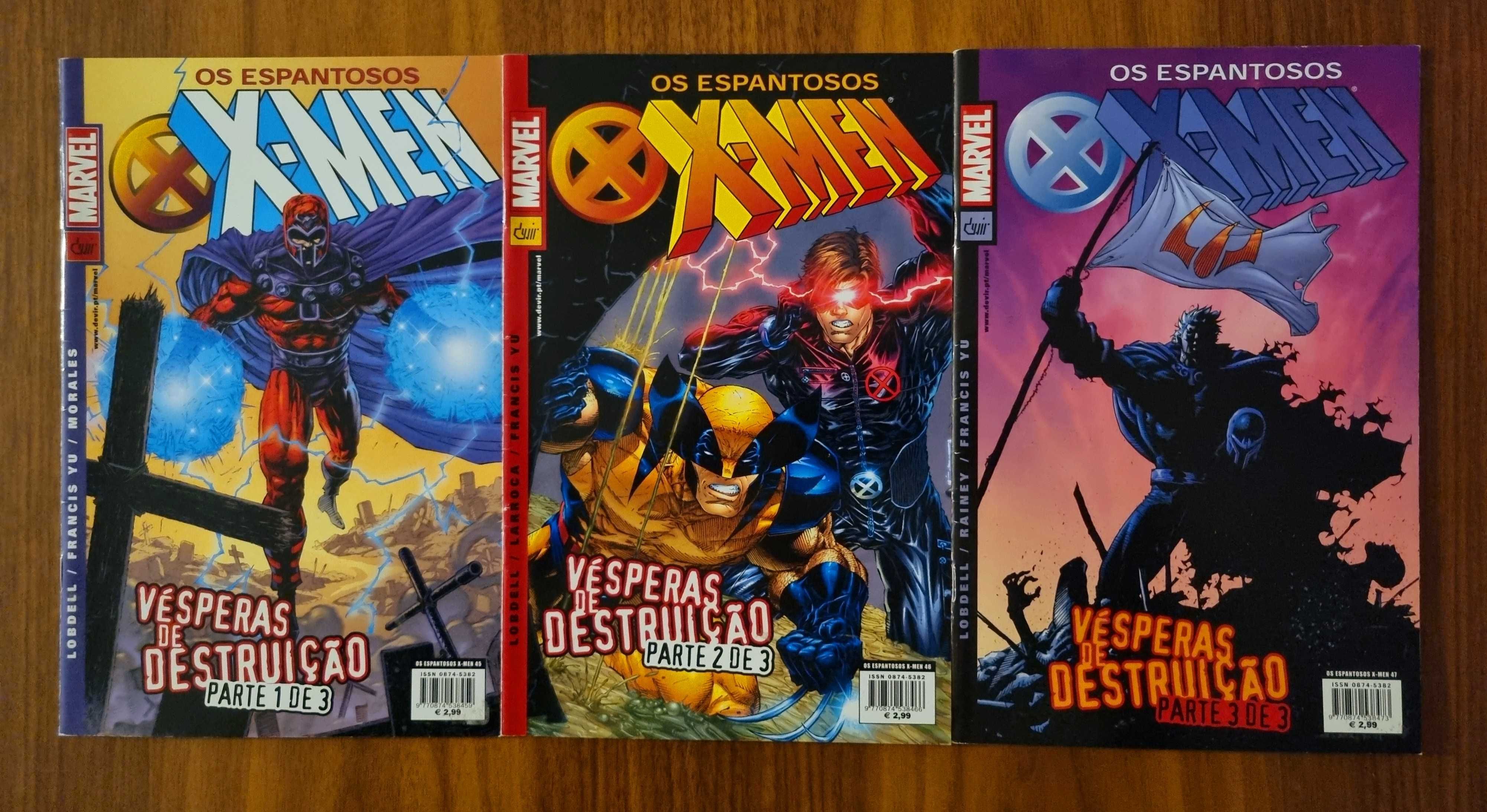 BD Marvel Os Espantosos X-Men - POPTOPIA e VÉSPERAS DA DESTRUIÇÂO