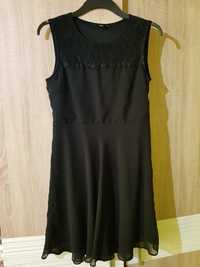 Czarna elegancka sukienka F&F L