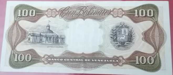 Nota de 100 Bolívares da Venezuela