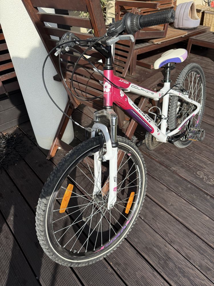 Rower młodzieżowy, kola 24”, markowy osprzęt