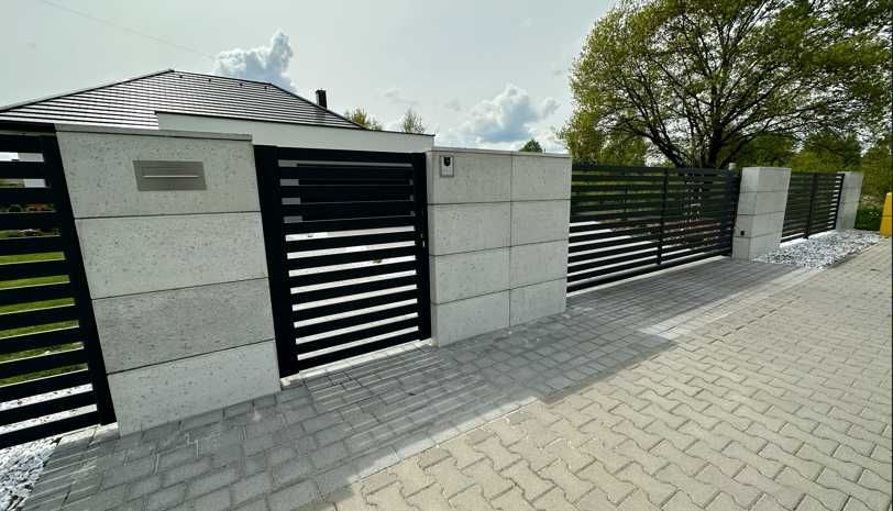 Ogrodzenie palisadowe lamele poziome palisada pozioma PRODUCENT!