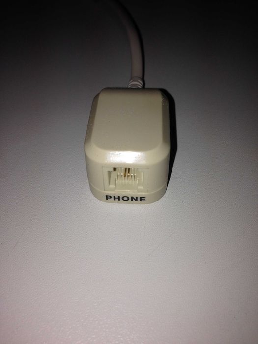 Cabos + ficha telefone
