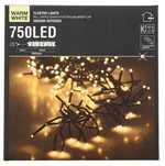 Lampki choinkowe świąteczne Kema Keur Zew/Wew 12 m 750 LED różowe
