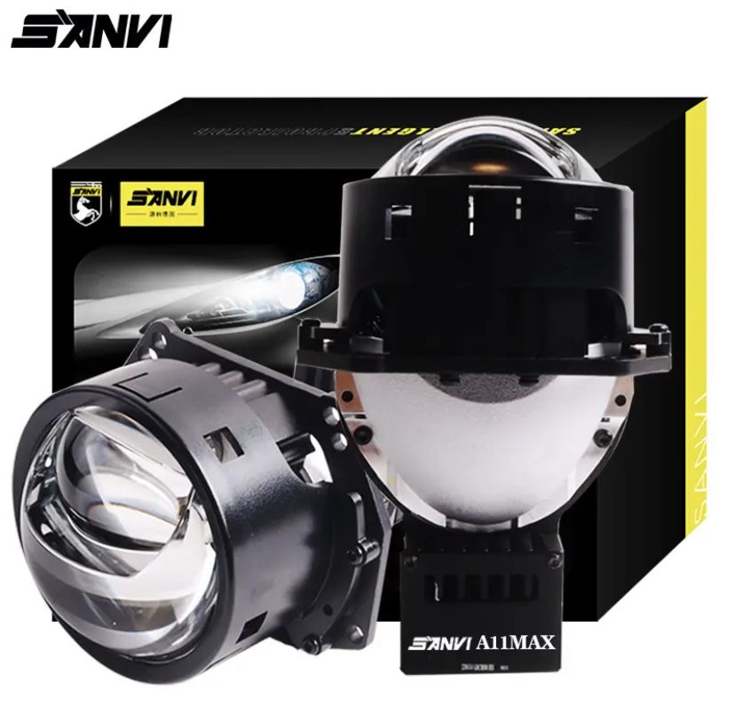 Лазерние Светодиодные линзы Sanvi A11 MAX Bi-LED 3.0