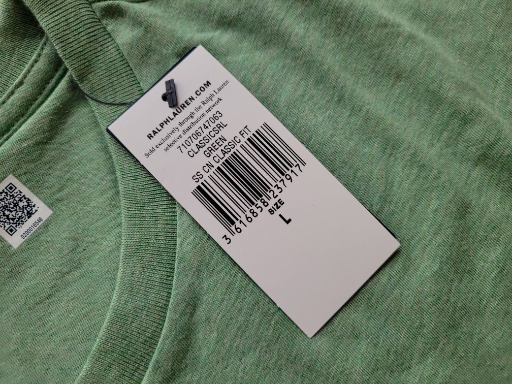 Bluzka Koszulka T shirt Męski Ralph Lauren L