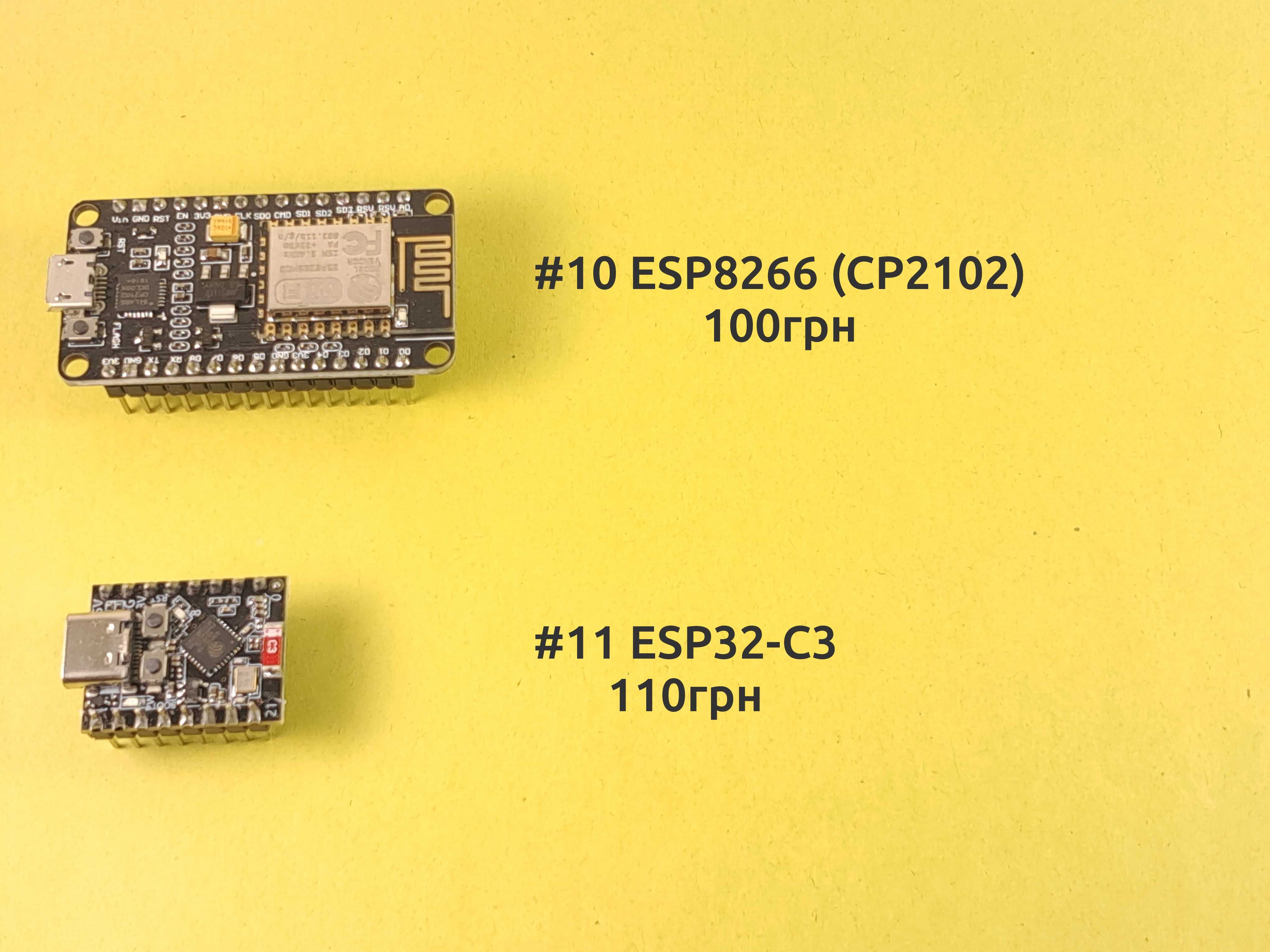 ESP32; ESP32-C3; ESP32-S3; CAM; ESP8266
