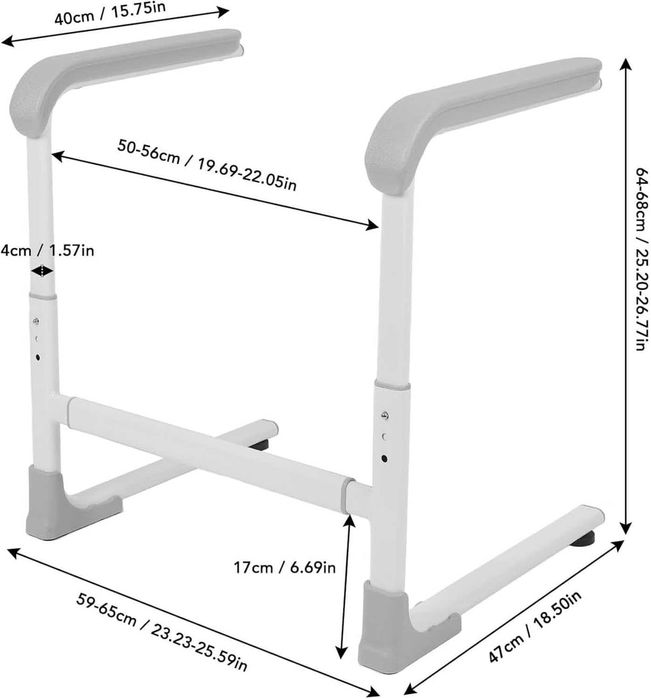 Krzesło kanapowe poręcz dla seniora wspornik wstawania.