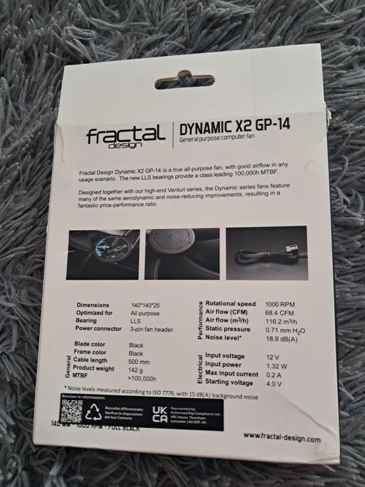 Wentylator komputerowy Fractal design x2 gp-14
